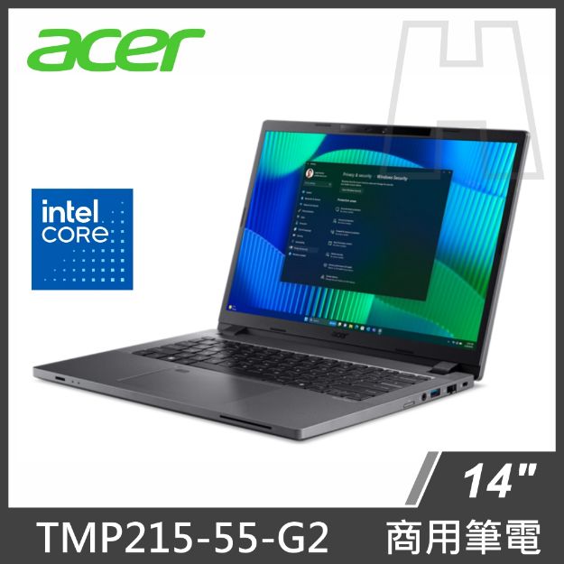圖片 Acer 商務筆電 TMP214-55-G2/C5-120U/16G/512G SSD/W11P